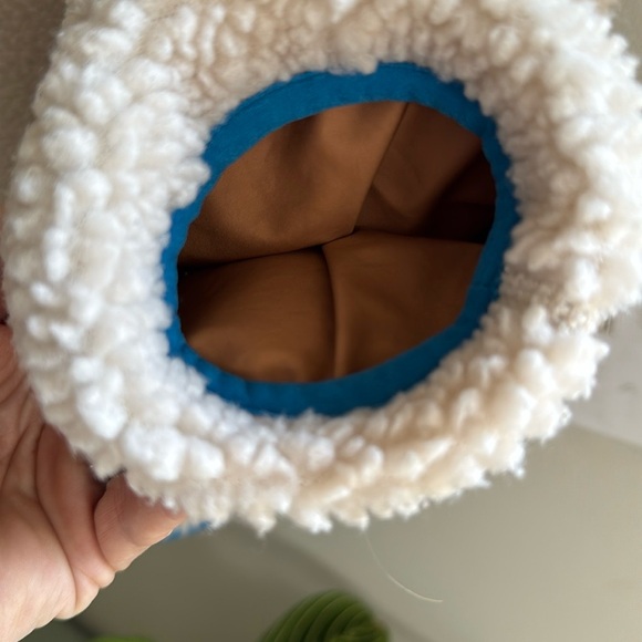 Patagonia Boys Metro X Jacket Natural/Smolder Blue M Sz 10 like New - Picture 9 of 9